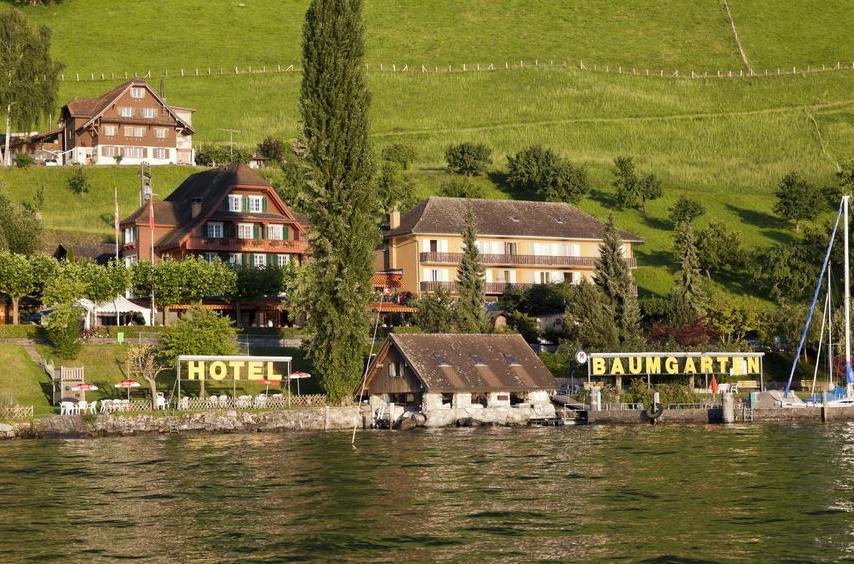 Gastehaus Baumgarten Hotel Kehrsiten Exterior foto