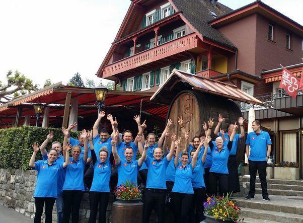 Gastehaus Baumgarten Hotel Kehrsiten Exterior foto